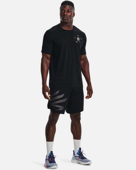 男士Curry Hoop短袖T恤, Black, pdpMainDesktop image number 2